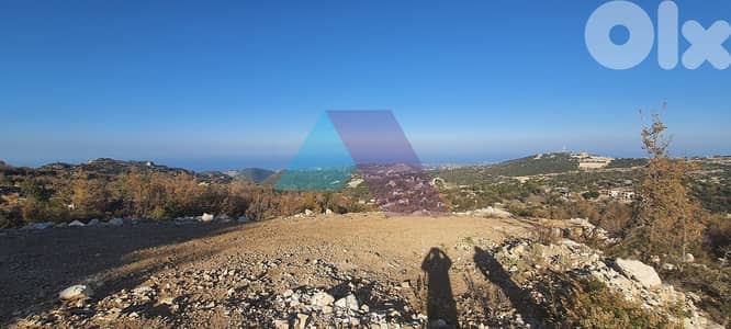 A 848 SQM  Land for sale in Mechmech / Jbeil  - أرض للبيع في مشمش