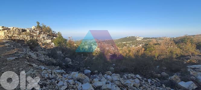 A 848 SQM  Land for sale in Mechmech / Jbeil  - أرض للبيع في مشمش