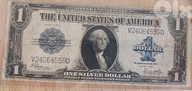 Very Large USA one Dollar Banknote year 1923