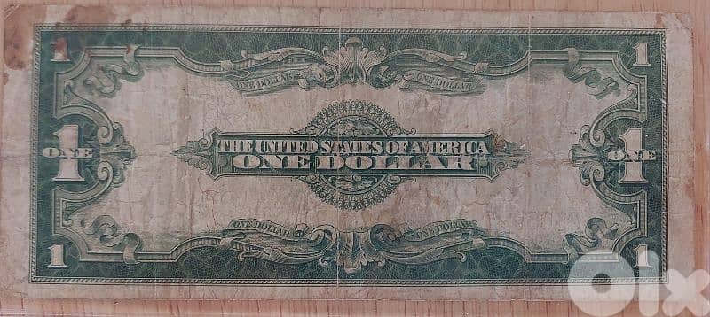 Very Large USA one Dollar Banknote year 1923 1