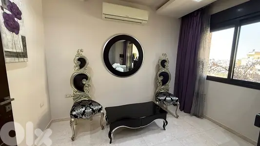 chair and table