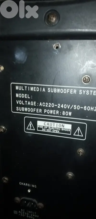 Multi media subwoofer system