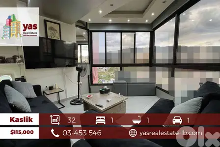 Kaslik/Samaya 32m2 | Rental | Furnished Chalet | View | EH/IV