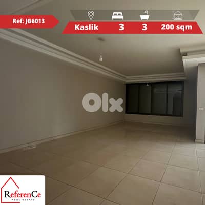 Apartment for sale in Kaslik شقة للبيع في الكسليك