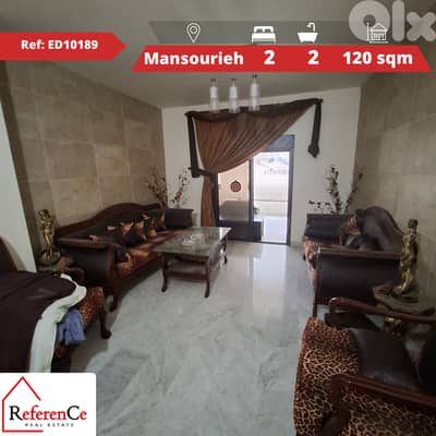 Aparmtent in Mansourieh for sale شقة للبيع في المنصورية