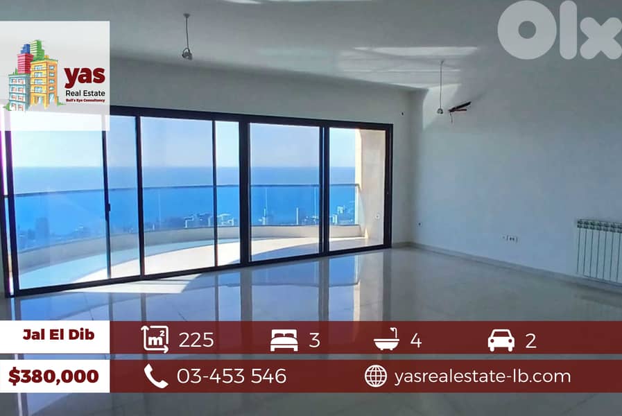 Jal El Dib 225m2 | High Floor | Panoramic View | Luxury | Catch|ABA/MJ 0