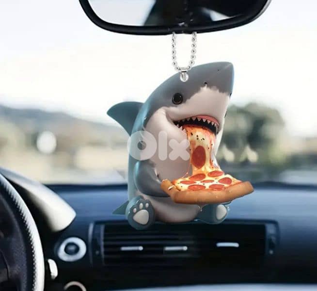 funny shark keychain 0