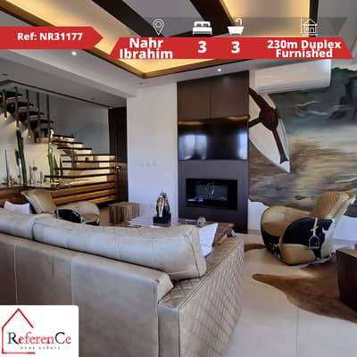 Amazing Duplex in Nahr Ibrahim دوبلكس مفروش في نهر إبراهيم Amazing Duplex in Nahr Ibrahim دوبلكس مفروش في نهر إبراهيم
