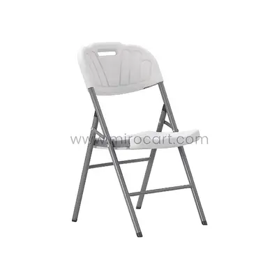 Heavy-Duty Foldable Dining Chair – 200kg, Steel Legs, Stackable
