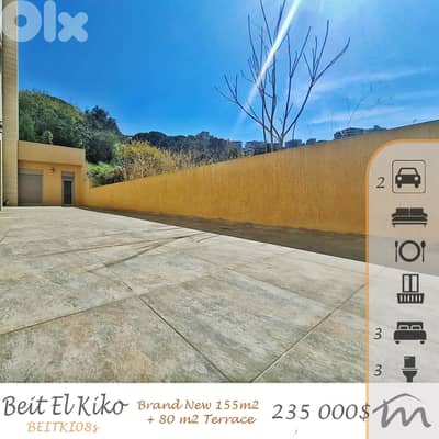 Elissar | Brand New 155m² + 80m² Terrace | Prime Location | 1st Floor
