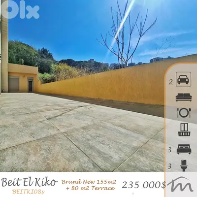 Elissar | Brand New 155m² + 80m² Terrace | Prime Location | 1st Floor