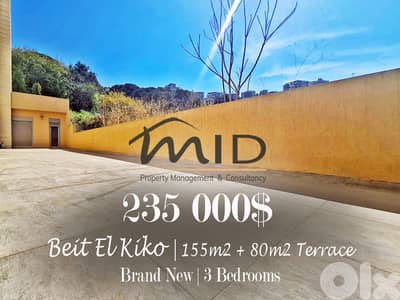 Elissar | Brand New 155m² + 80m² Terrace | Prime Location | 1st Floor