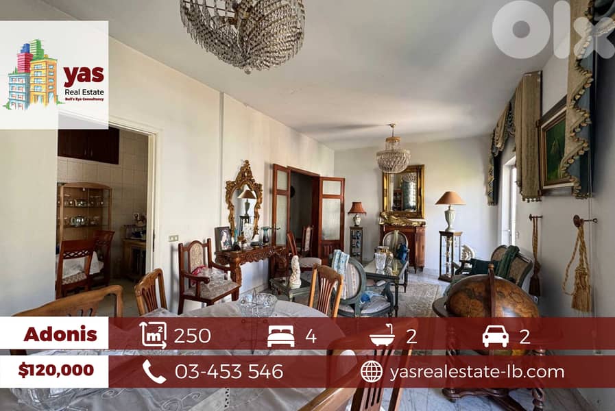 Adonis 250m2 | Well Maintained Flat | Calm Area | Catch | CHN 0