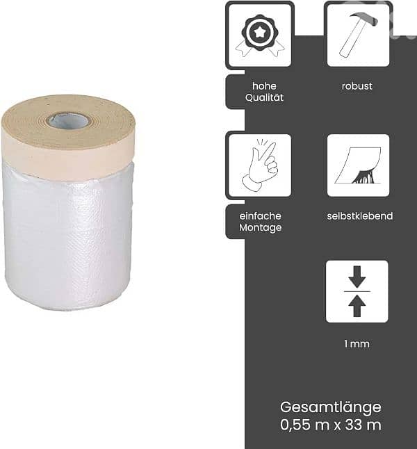 masking set , 10m x 50cm 0