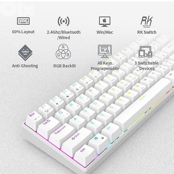 Rk61 gaming keyboard 4