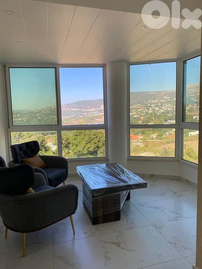 120 SQM Apartment in Chbaniyeh, Baabda with Mountain View