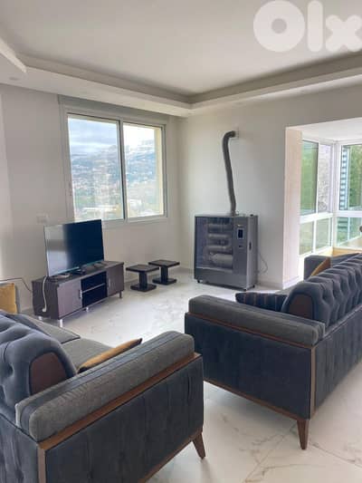 120 SQM Apartment in Chbaniyeh, Baabda with Mountain View