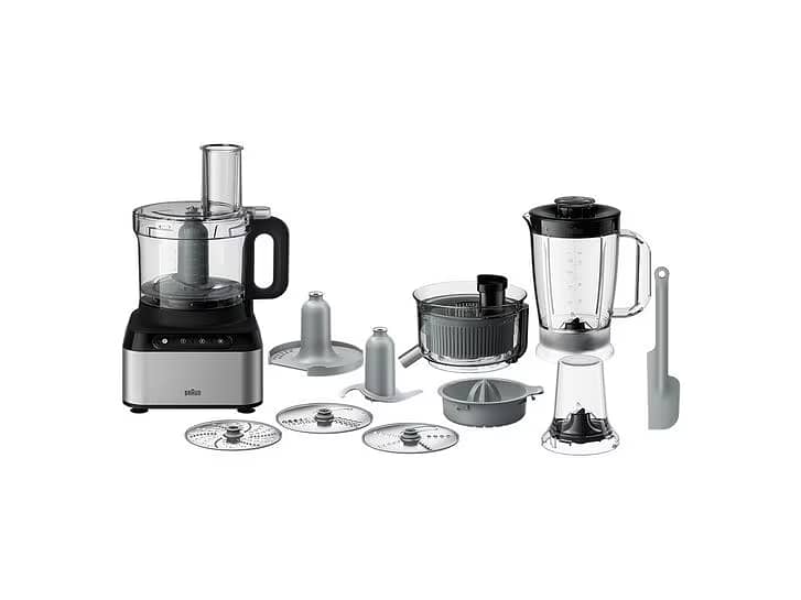 Braun Multi 800W Food processor, FP3235SI - Black/Clear 2