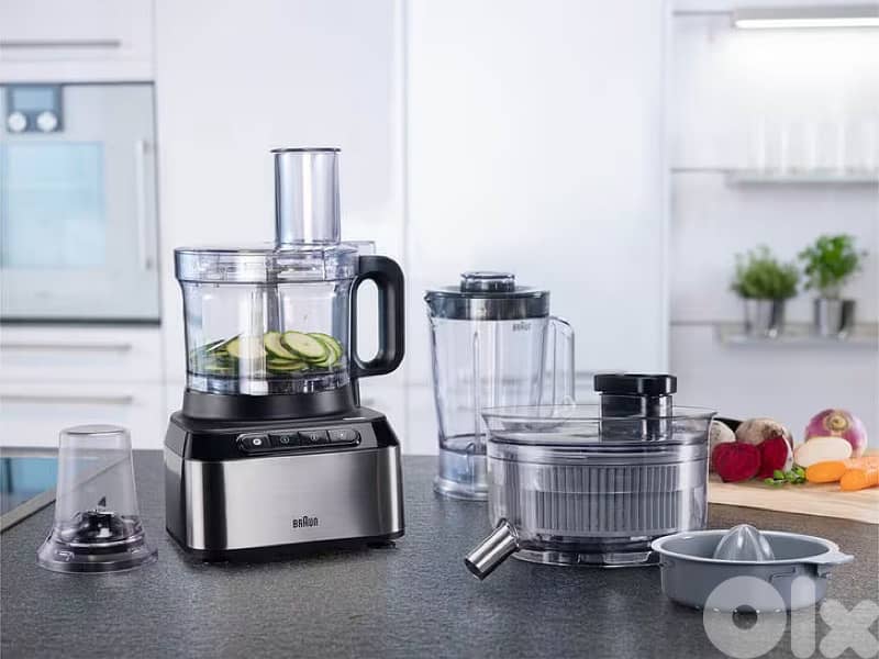 Braun Multi 800W Food processor, FP3235SI - Black/Clear 6