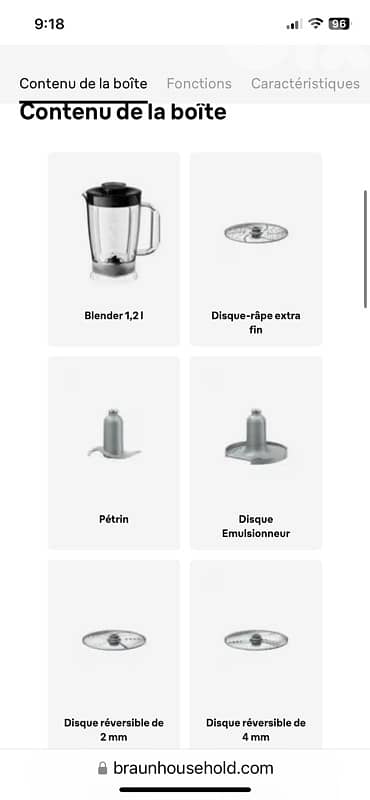 Braun Multi 800W Food processor, FP3235SI - Black/Clear 7
