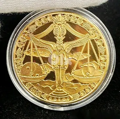 Libra Coin souvenir (metal in box) برج الميزان هدية مميزة