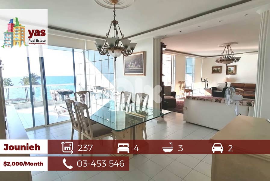 Jounieh/Maameltein 237m2 | Rent|Furnished Chalet | Panoramic View | IV 0