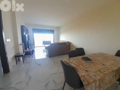180 SQM Furnished Apartment in Bikfaya + Mountain and Sea View