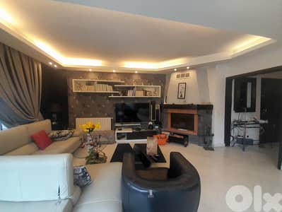 165 SQM Furnished Apartment in Bhorsaf, Metn + Sea & Mountain View