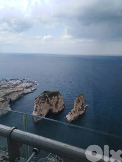 Apartment+Sea View for sale in Rawche-First Line Raw- شقة للبيع الروشة