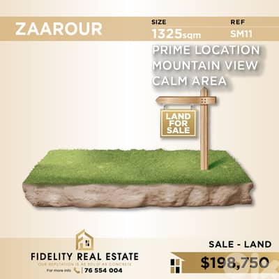 Land for sale in Zaarour SM11 أرض للبيع في الزعرور