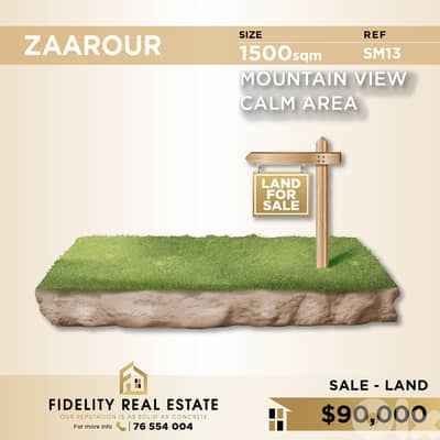 Land for sale in Zaarour SM13 أرض للبيع في الزعرور
