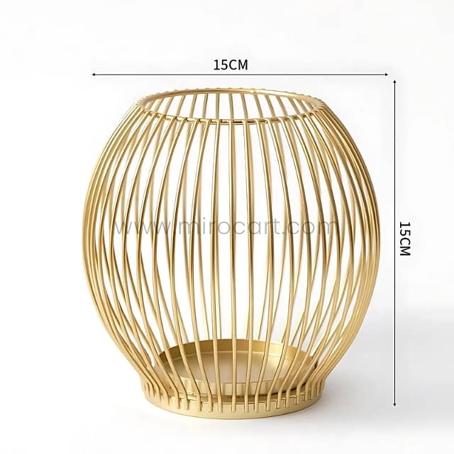 Gold Lantern Candle Holders – Geometric Frames for Magical Home Glow 8