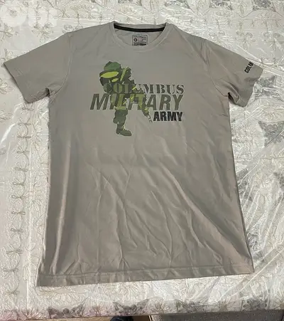columbus military style Tshirt sizeL