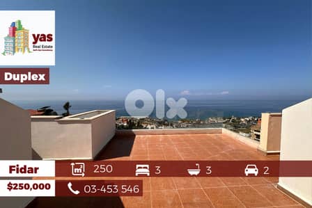 Fidar 250m2 | Duplex | 120m2 Terrace |Fully Furnished | View | PA|