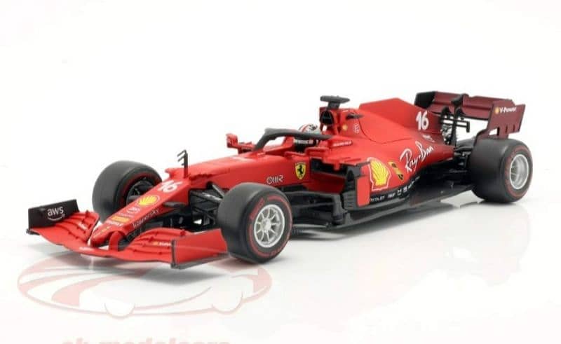 C. Leclerc Ferrari SF21 (2021) diecast car model 1;18 . 1