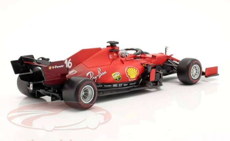 C. Leclerc Ferrari SF21 (2021) diecast car model 1;18 . 3