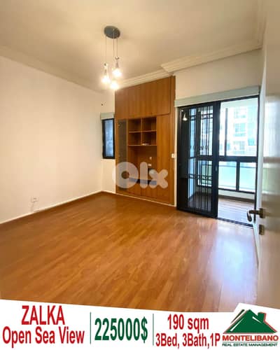 190 sqm Apartment For Sale In Zalka with Open Sea View !!!