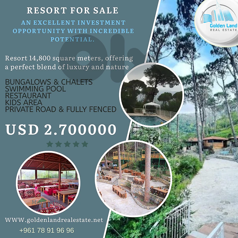 14,800 SQM Land in Rwaiset Al Balout Baabda Overlooking the Mountains