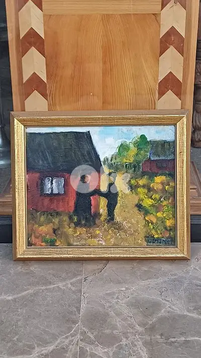 لوحة رسم زيتي اوروبية