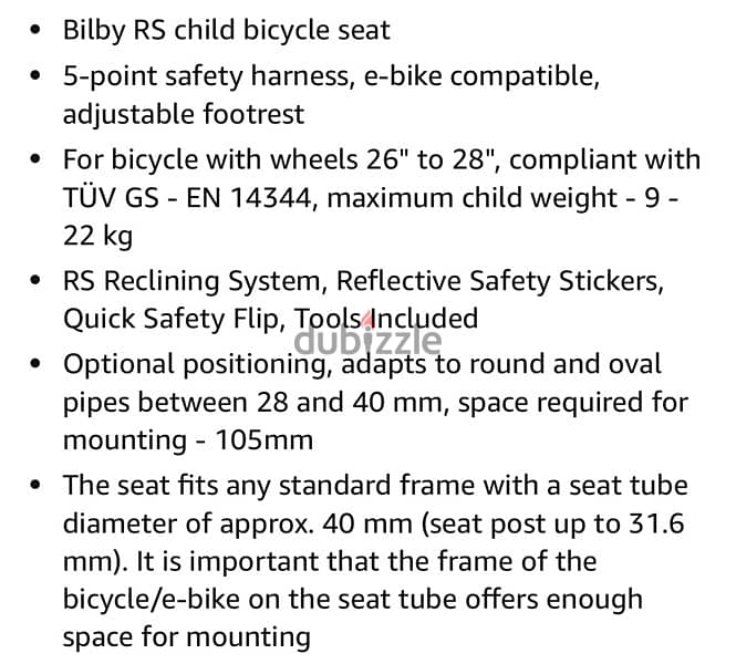 polisport bike seat for children 7