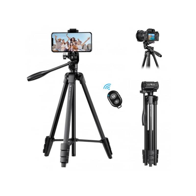 K&F Concept 1.5M Travel Tripod with Bluetooth Remote KF09.125 1