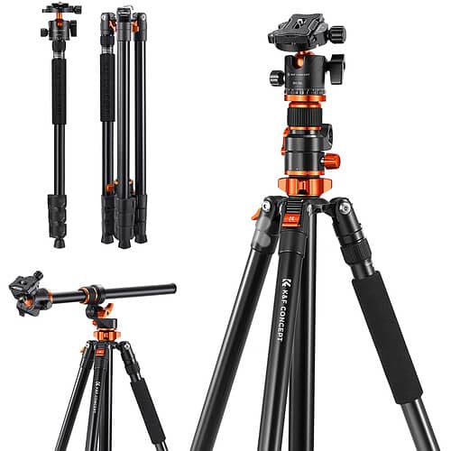 K&F Concept T254A7 Magnesium Alloy Tripod with BH-28L Ball Head KF09.1 3