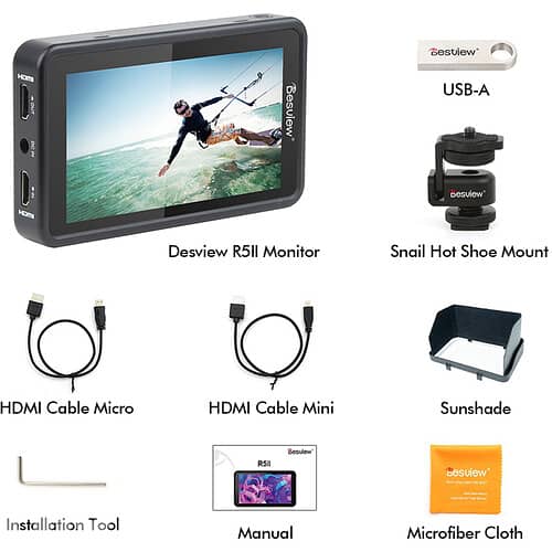 Desview R5II 5.5" On-Camera Touch Monitor 3