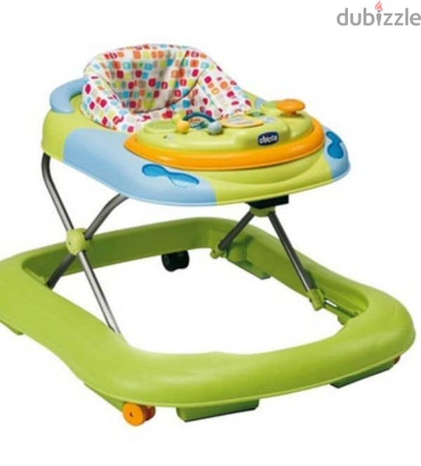girello dj baby walker chicco green color green 0