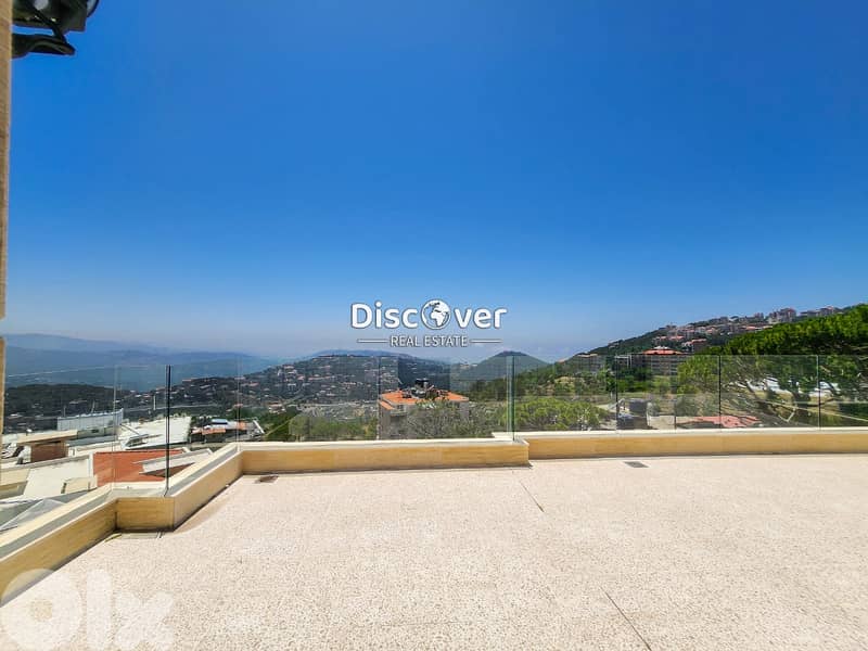 A Home with a View! Fully Furnished Duplex for sale in Baabdat 0