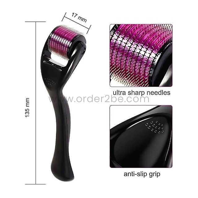 Painless Derma Roller System with 540 Needles for Wrinkle-Free Skin 7