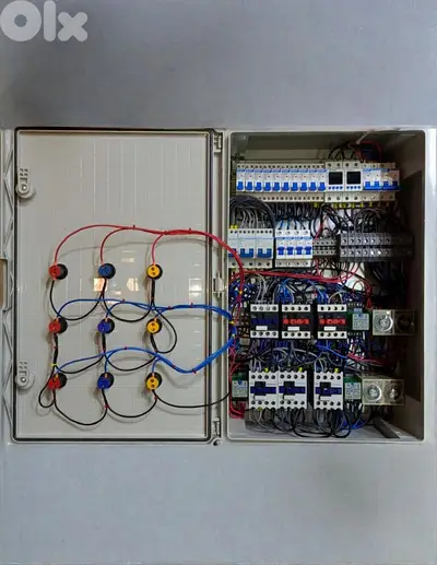 New full option mono phase electric panel board ready for install