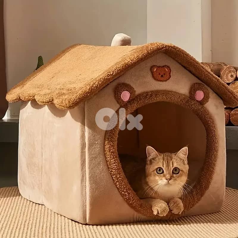 All-Season Dog & Cat Bed House 0