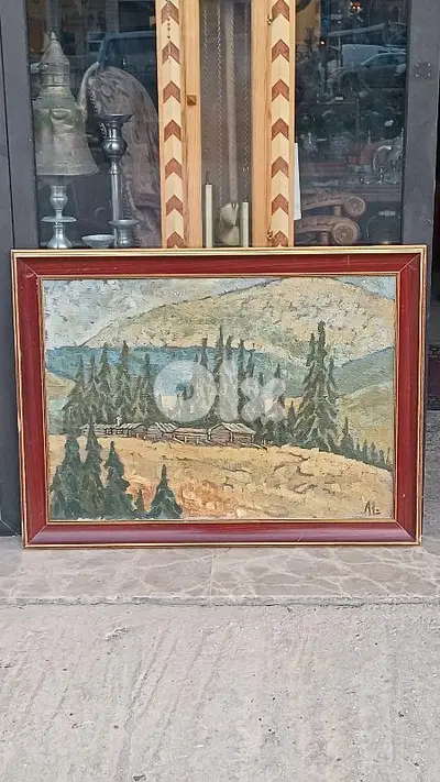 لوحة رسم زيتي اوروبية