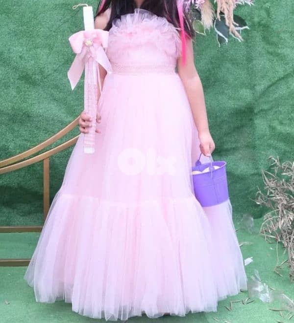 Pink dress 0